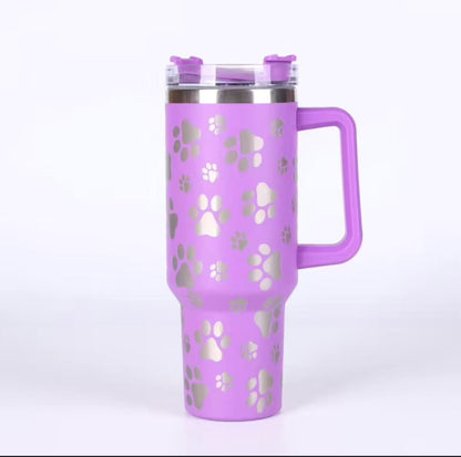 Paw print 40oz Tumbler (Preorder)